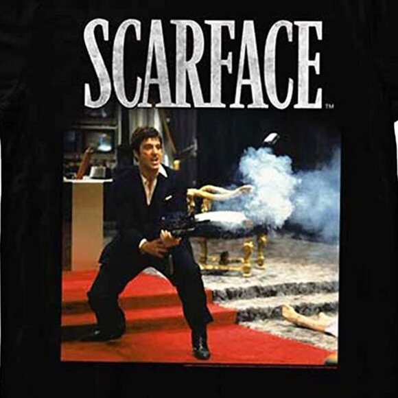 Scarface Say Hello To My Lil Friend T-shirt - Picture 2 of 3